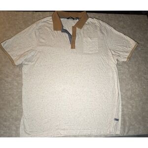 Sean John tailored fit polo shirt size 4XLT men cotton polyester